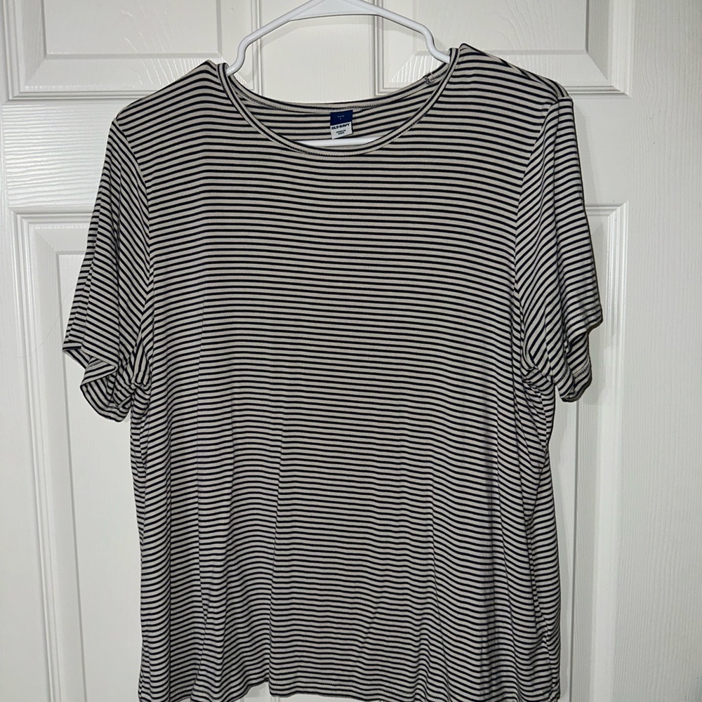 Black and White Striped T-Shirt